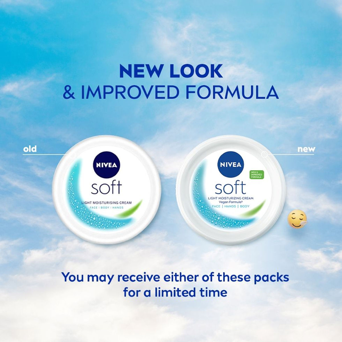 NIVEA Soft Light Moisturizer for Face, Hand & Body, Non-Greasy Cream for Instant Hydration