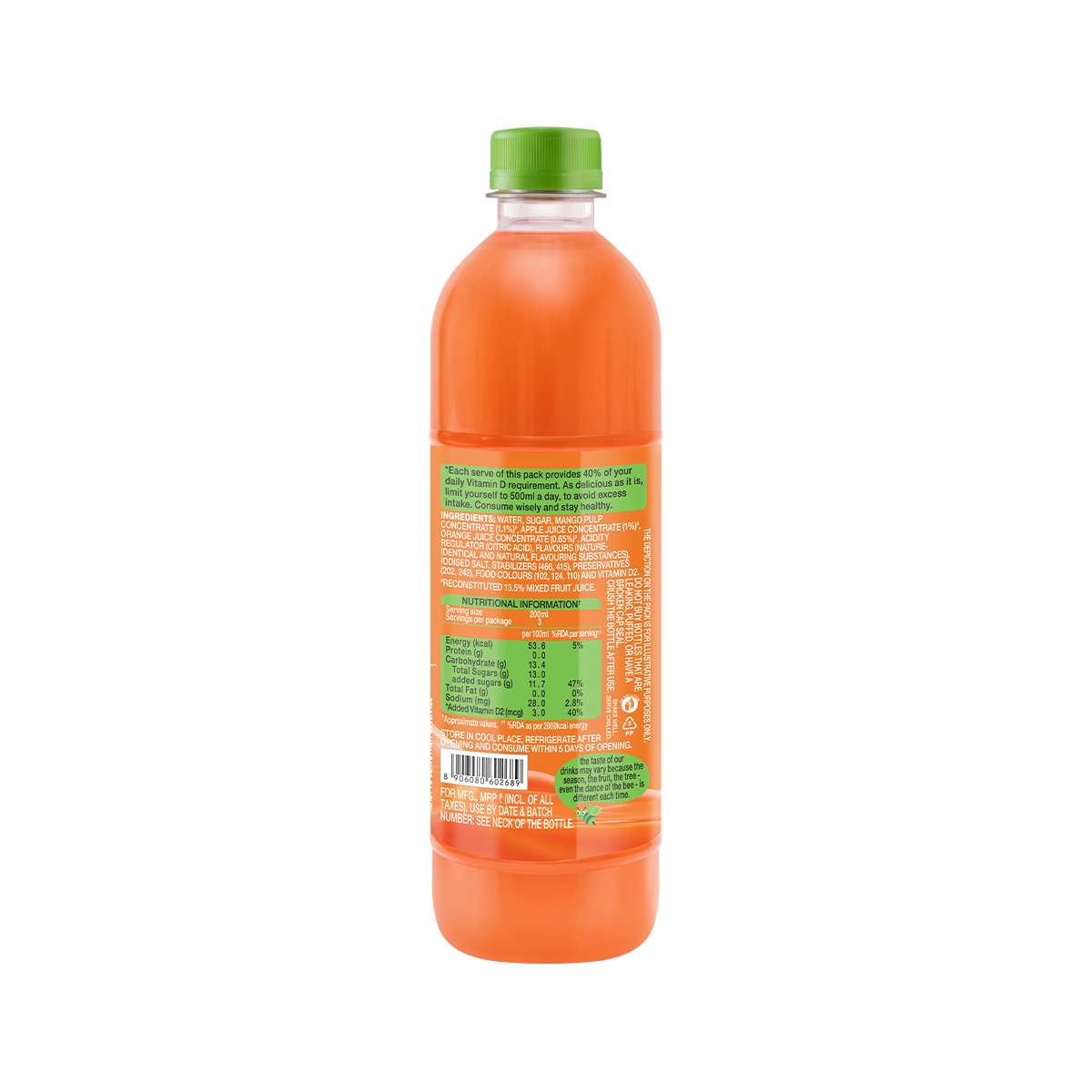 Paper Boat Swing Mixed Fruit Juice 600 ml Combo