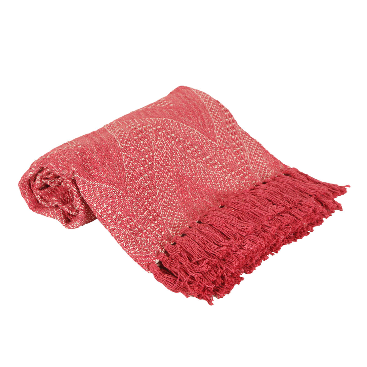 Sashaa World Jewels Of India Throw Red