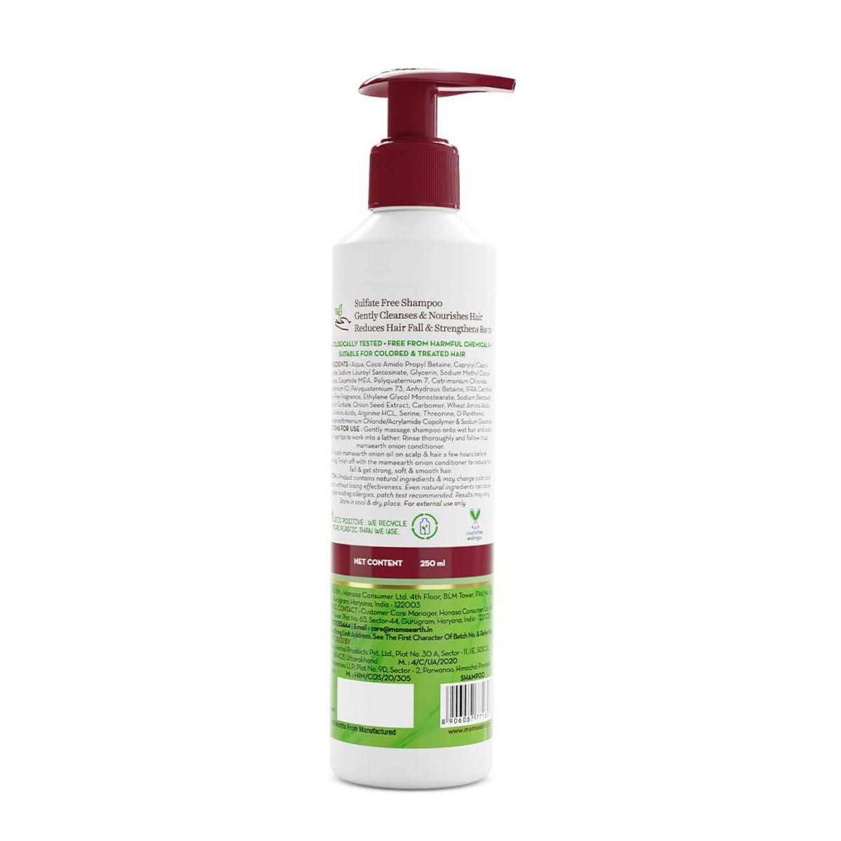 Mamaearth Onion Shampoo For Hair Fall Control