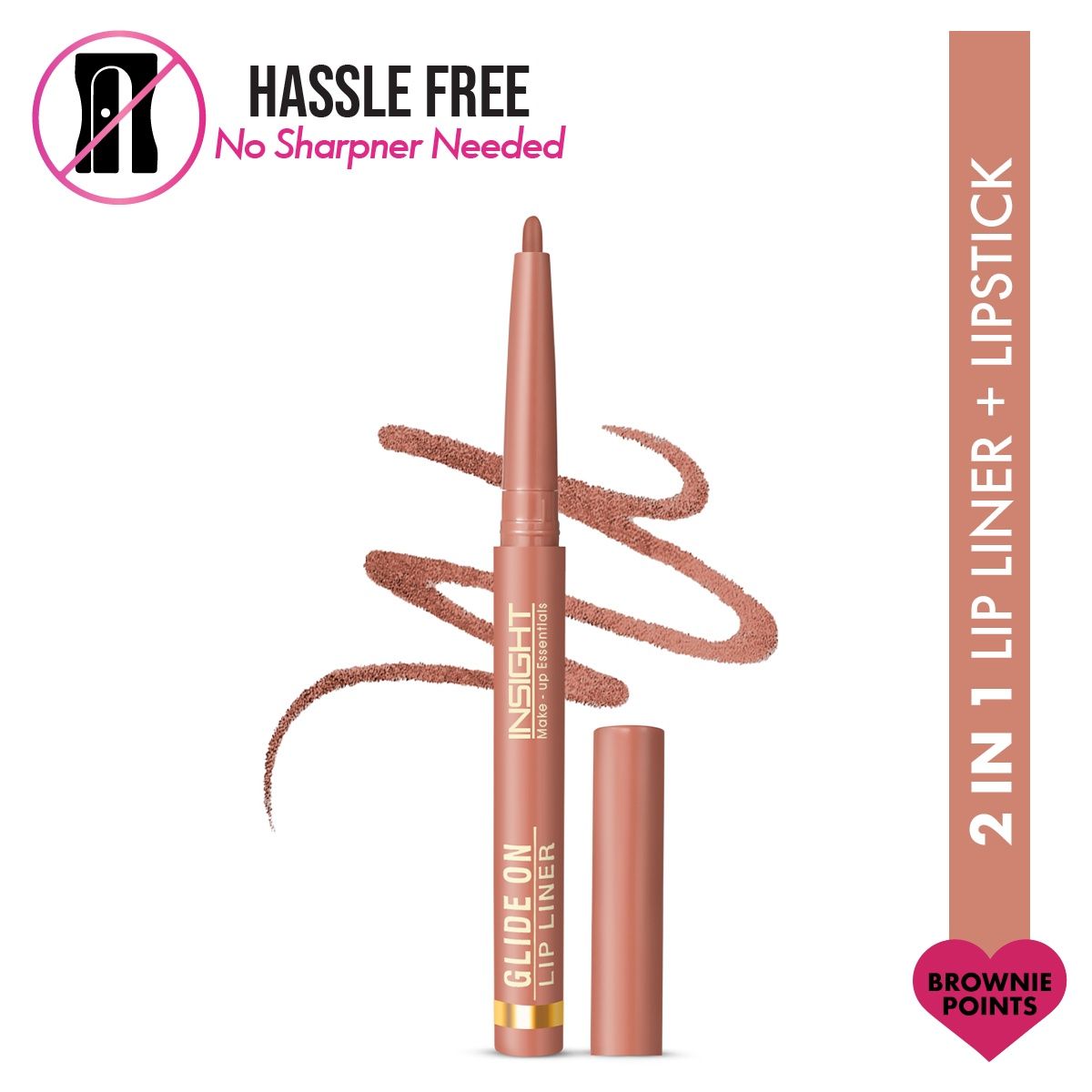 Insight Cosmetics Glide On Lip Liner - Brownie Points