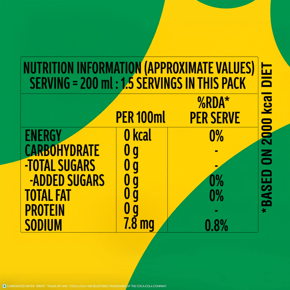Sprite Zero Lemon Diet Soft Drink Can