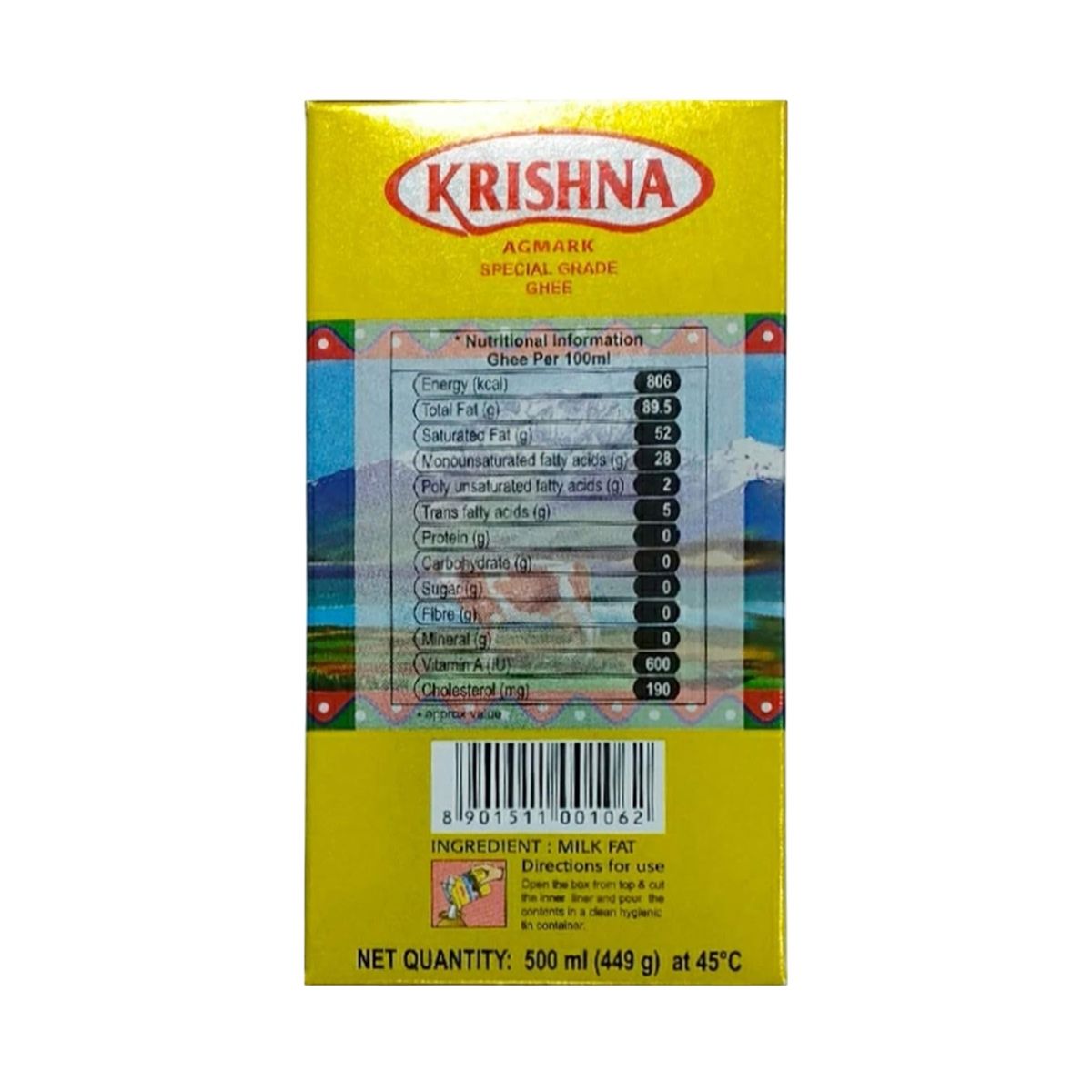 Krishna Ghee Tetra Pack