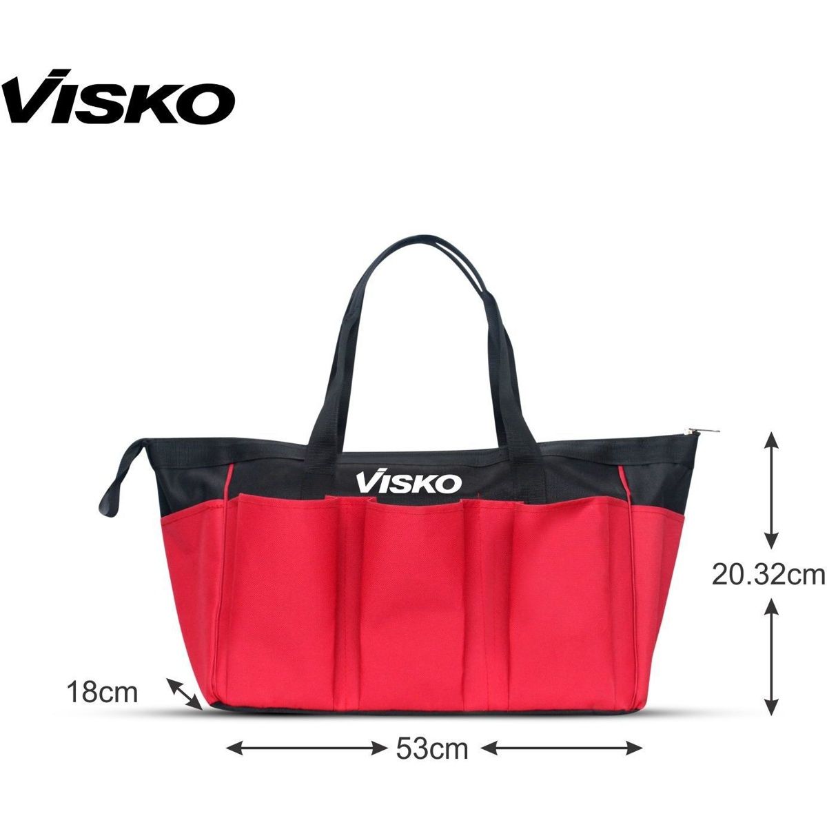 Visko Vlb 007 Tools Bag With 12 Pockets | Multipurpose Resin Tool Bag