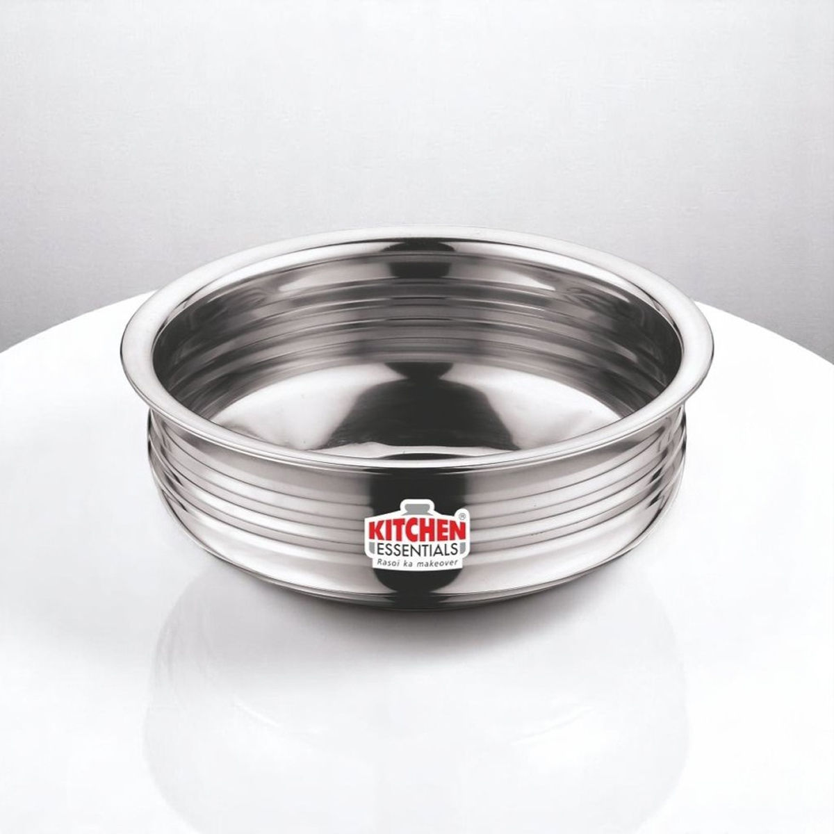Kitchen Essentials Flat Bottom Urli Size 11 Diameter 18.30 Cm Capacity, 1400 Ml