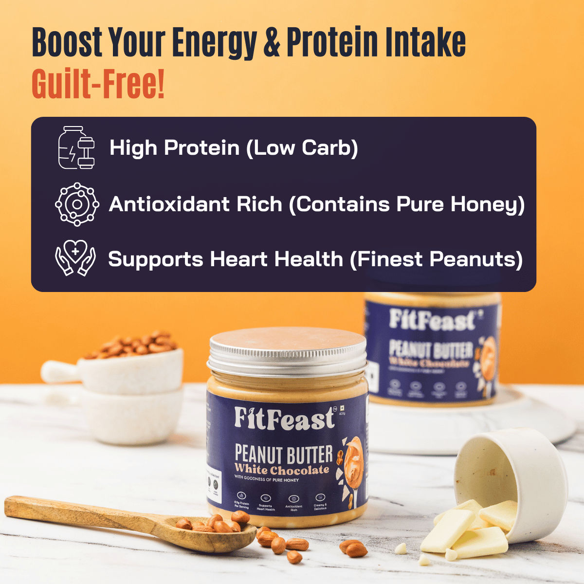 Fitfeast White Chocolate Peanut Butter