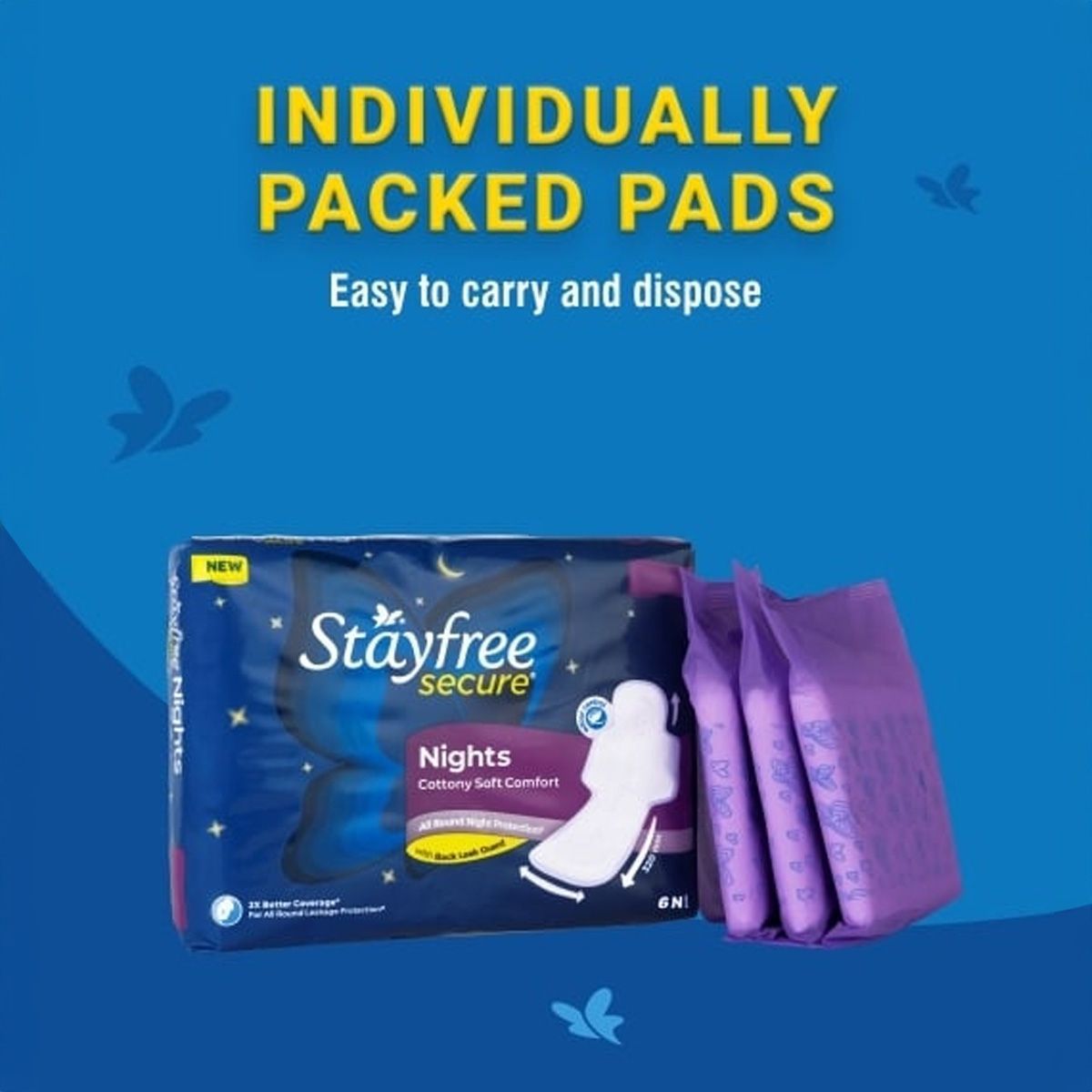 Stayfree Secure Nights XXL Sanitary Pads