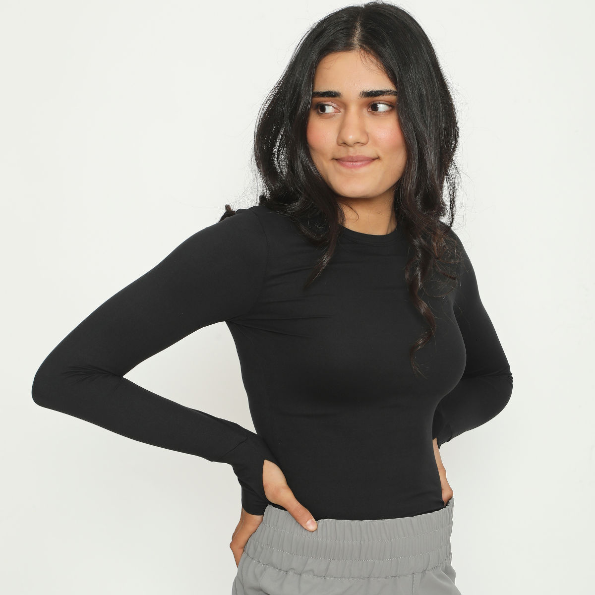 Terractive Women's Cuddle Tee | TA10016BS | Black - S