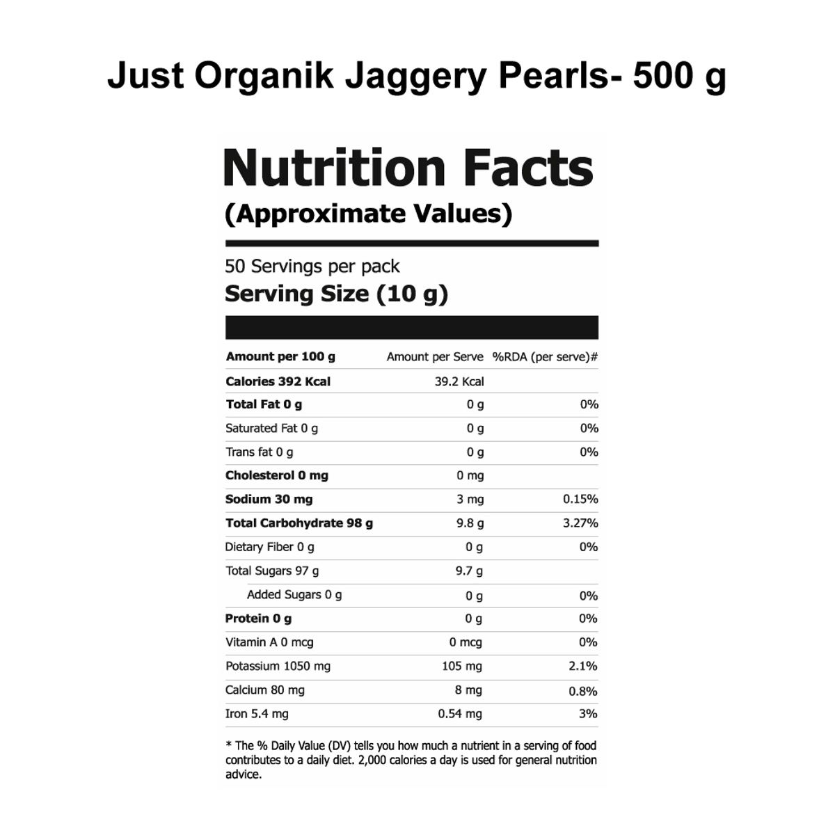 Organic Jaggery Pearls