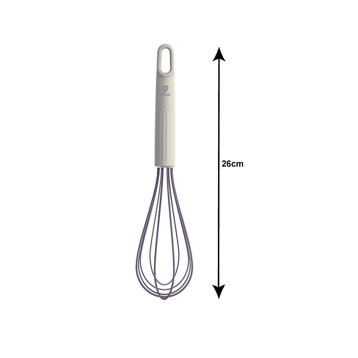 Petals Silicone Egg Whisk/beater/cake Batter Whisker 21 Cm