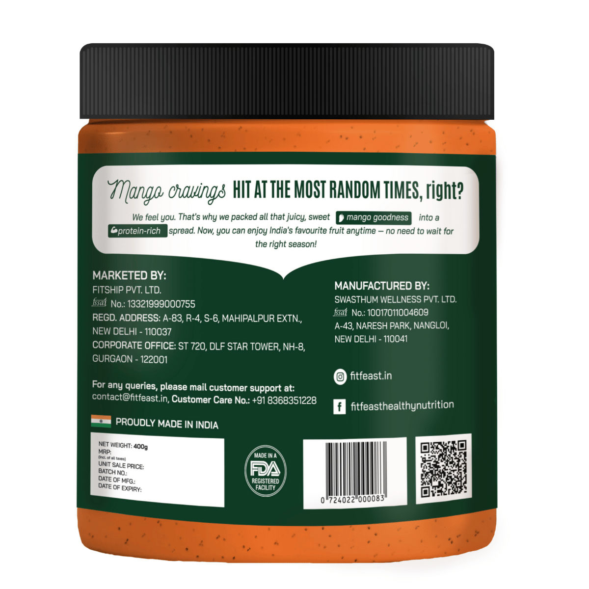 Mango Madness Peanut Butter