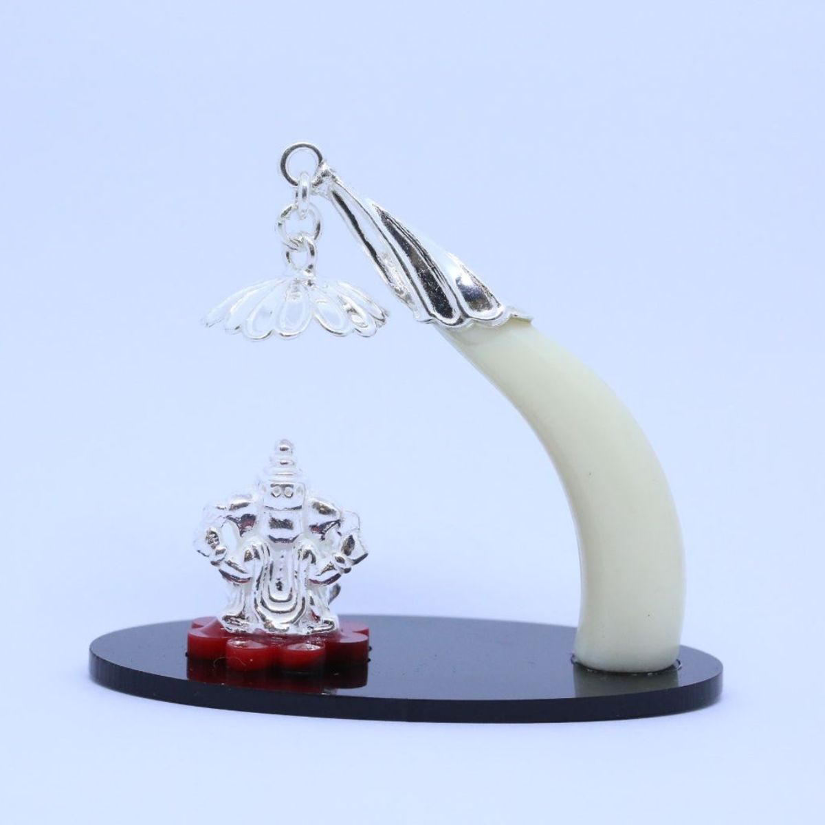 Silverfiire Sterling Silver Ekdant Ganesh Ji
