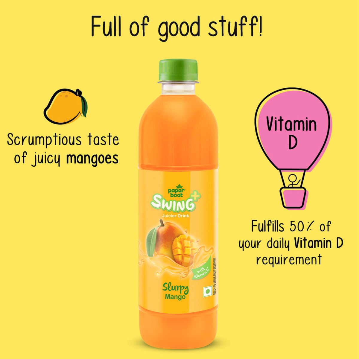 Paper Boat Swing Mango Fruit Juice