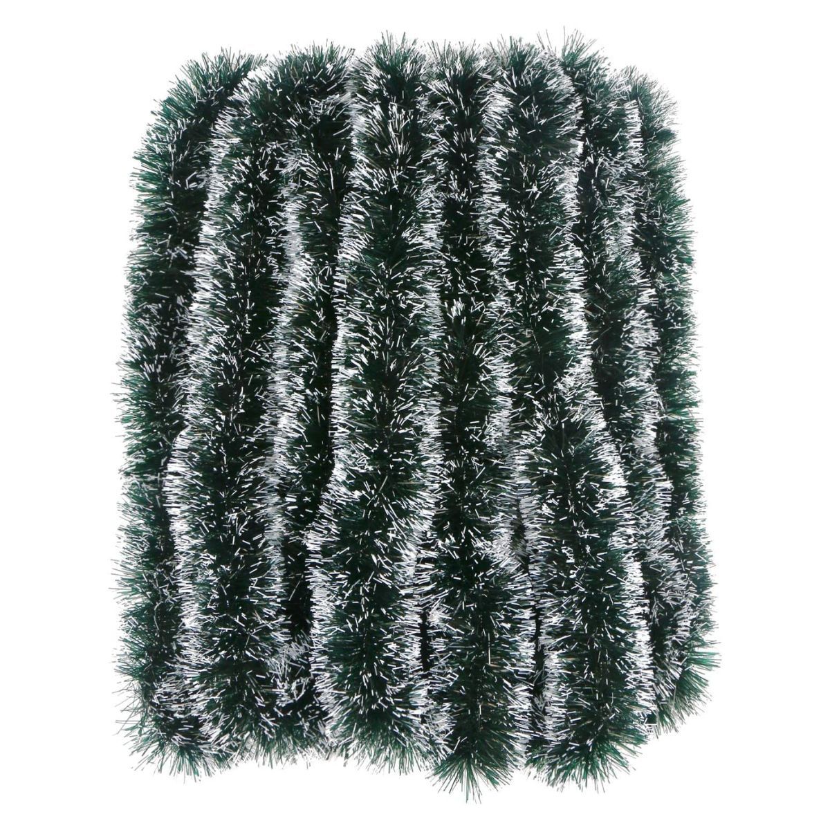TREE Decor GARLAND SNOW GREEN (Pack of 2)