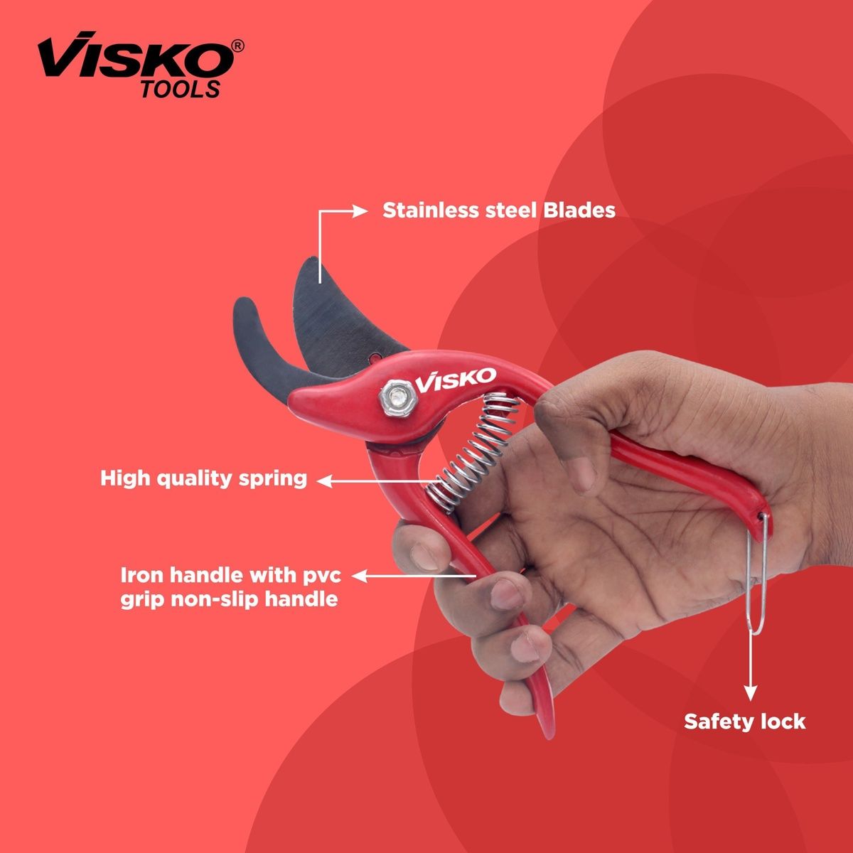 Visko 660 Garden Tools Set With 4 Pieces Garden Tool Kit