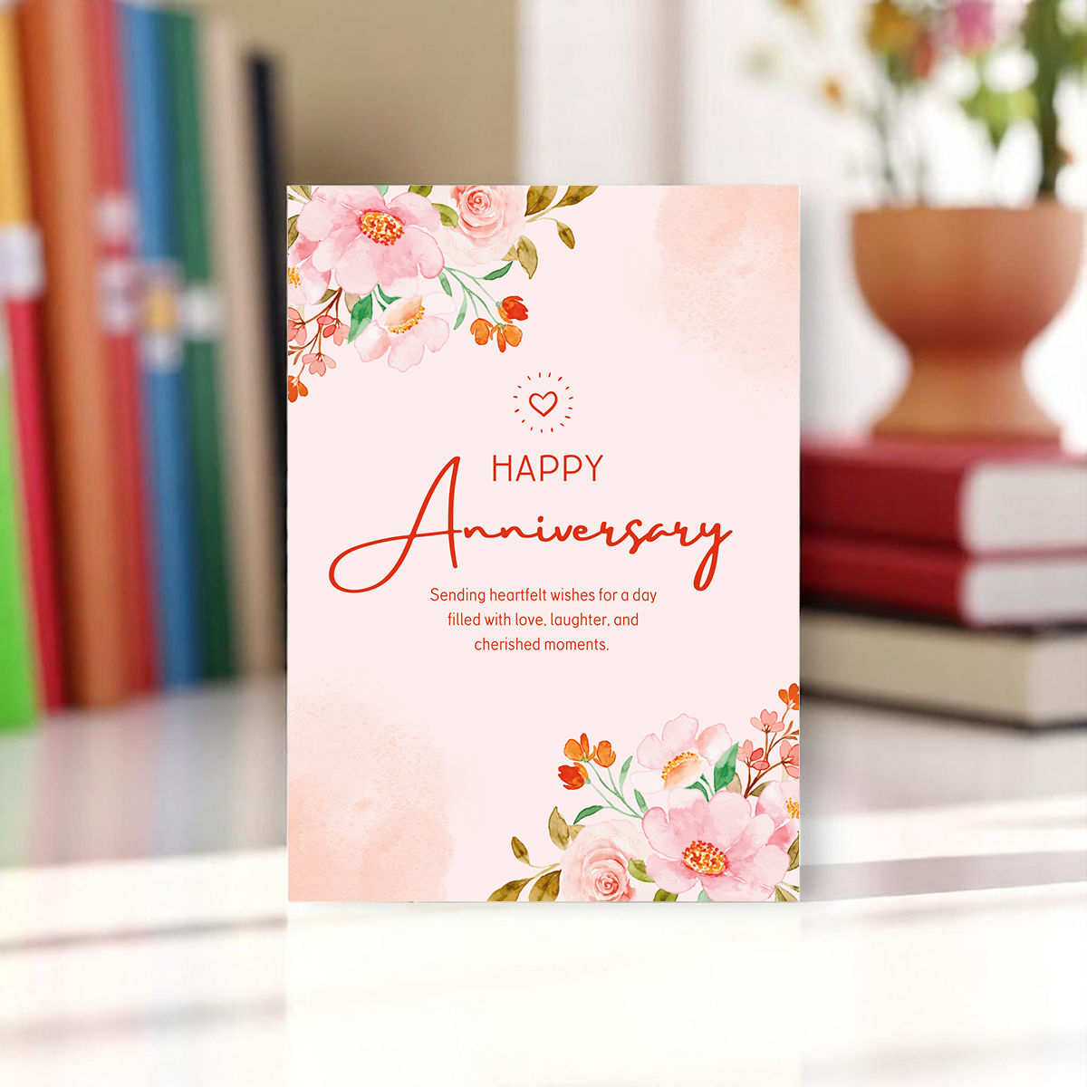 House Of Festivals Happy Anniversary Greeting Card - Design 4