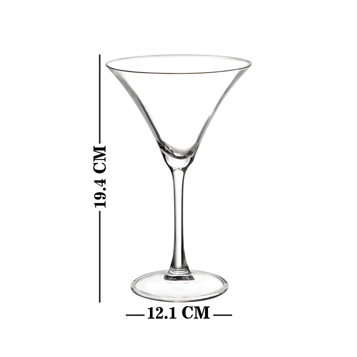 Sanjeev Kapoor RadisSet of n Martini Glass 285 ml | Set of 6 Piece