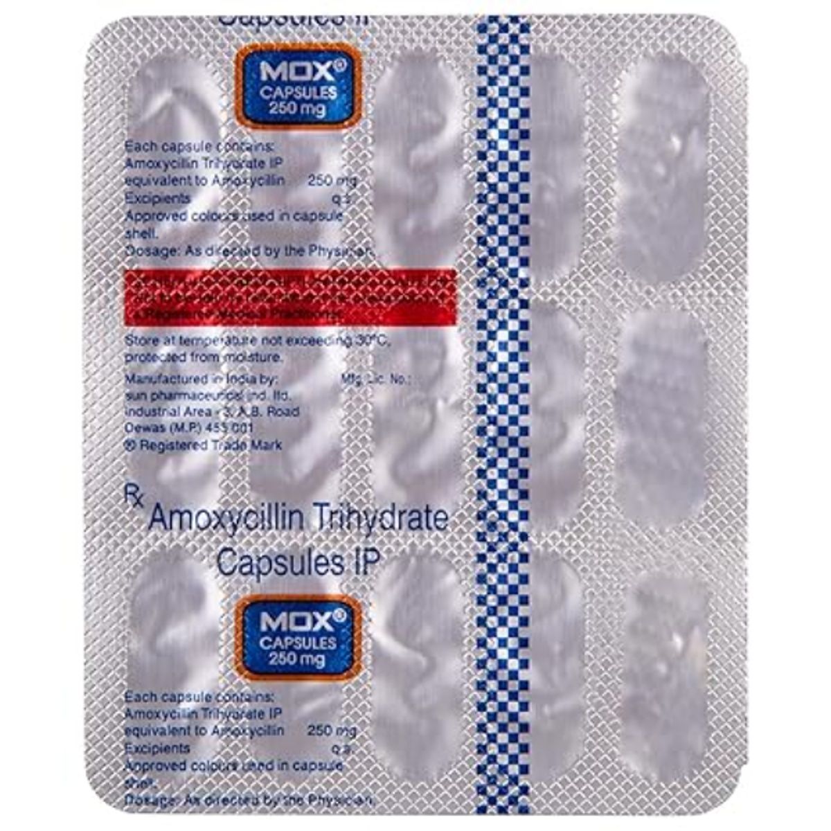 Mox 250mg  Capsules