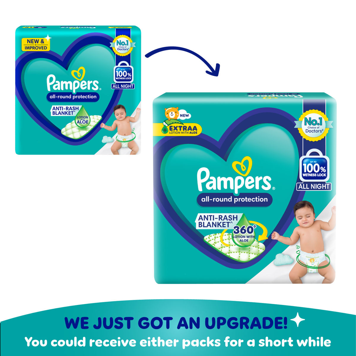 Pampers All Round Protection Baby Diapers | Pant Style | S | 30 pcs