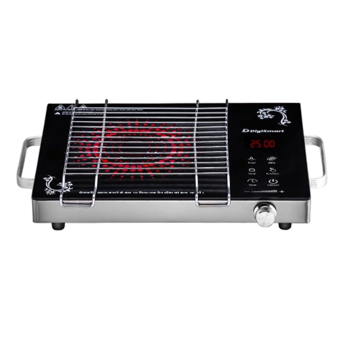 Digismart Emerald Induction 2500 Watts Stove Auto-Off Safety Works - Black