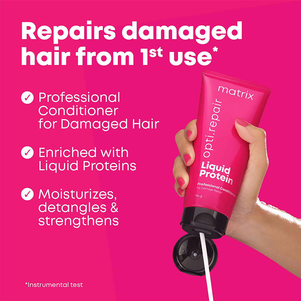 Matrix Opti Repair Shampoo (200ml) & Matrix Opti Repair Conditioner (98ml) Combo