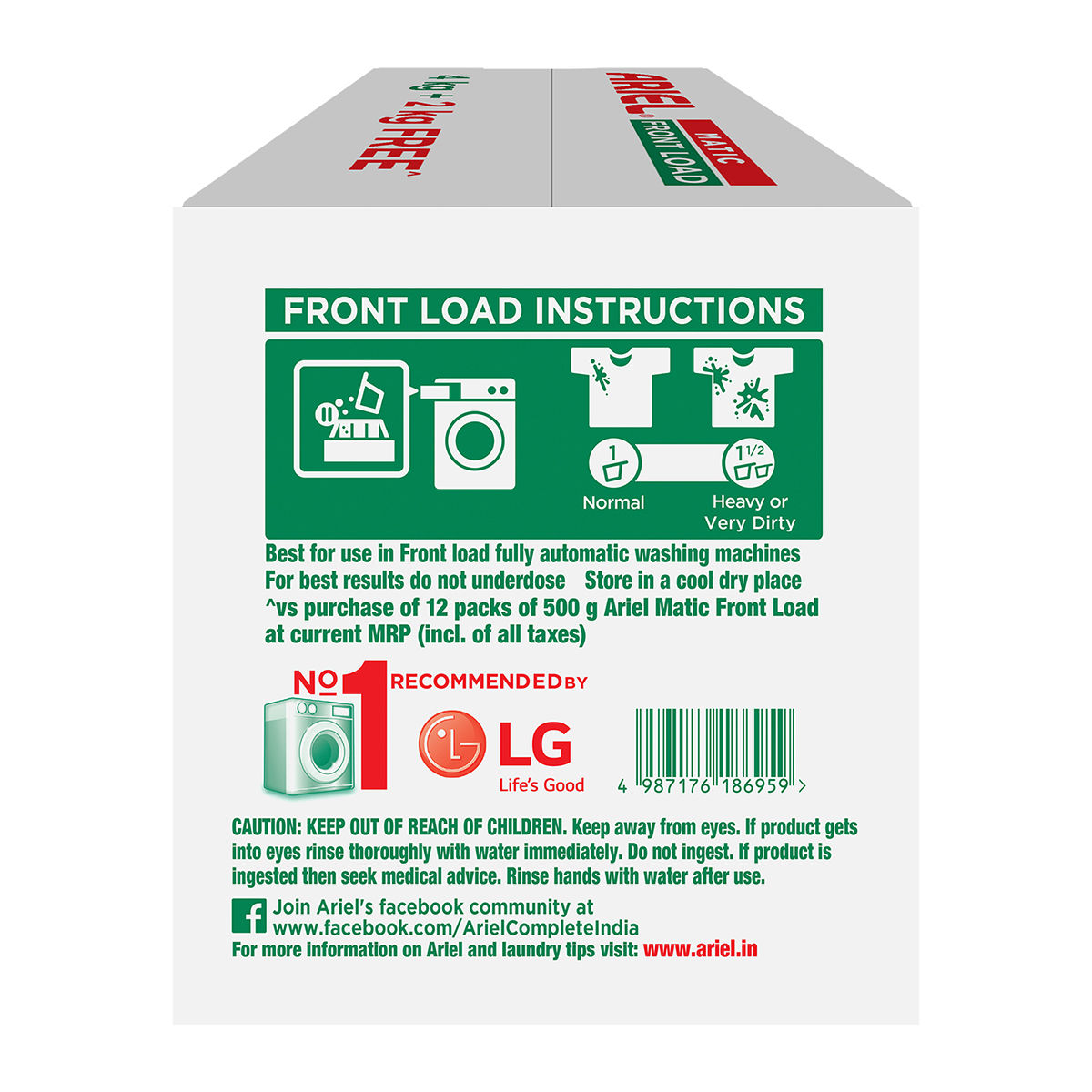Ariel Matic Front Load Detergent Powder