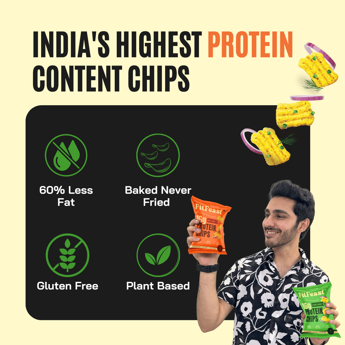 FitFeast Protein Chips Assorted Protein