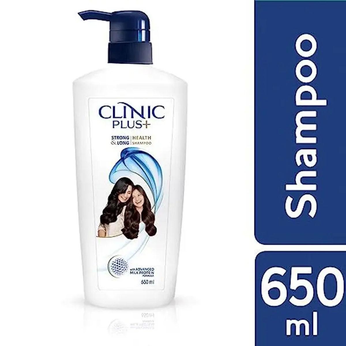 Clinic Plus Strong & Long Shampoo with Milk Proteins and Multivitamins 650 ml X 2 Combo