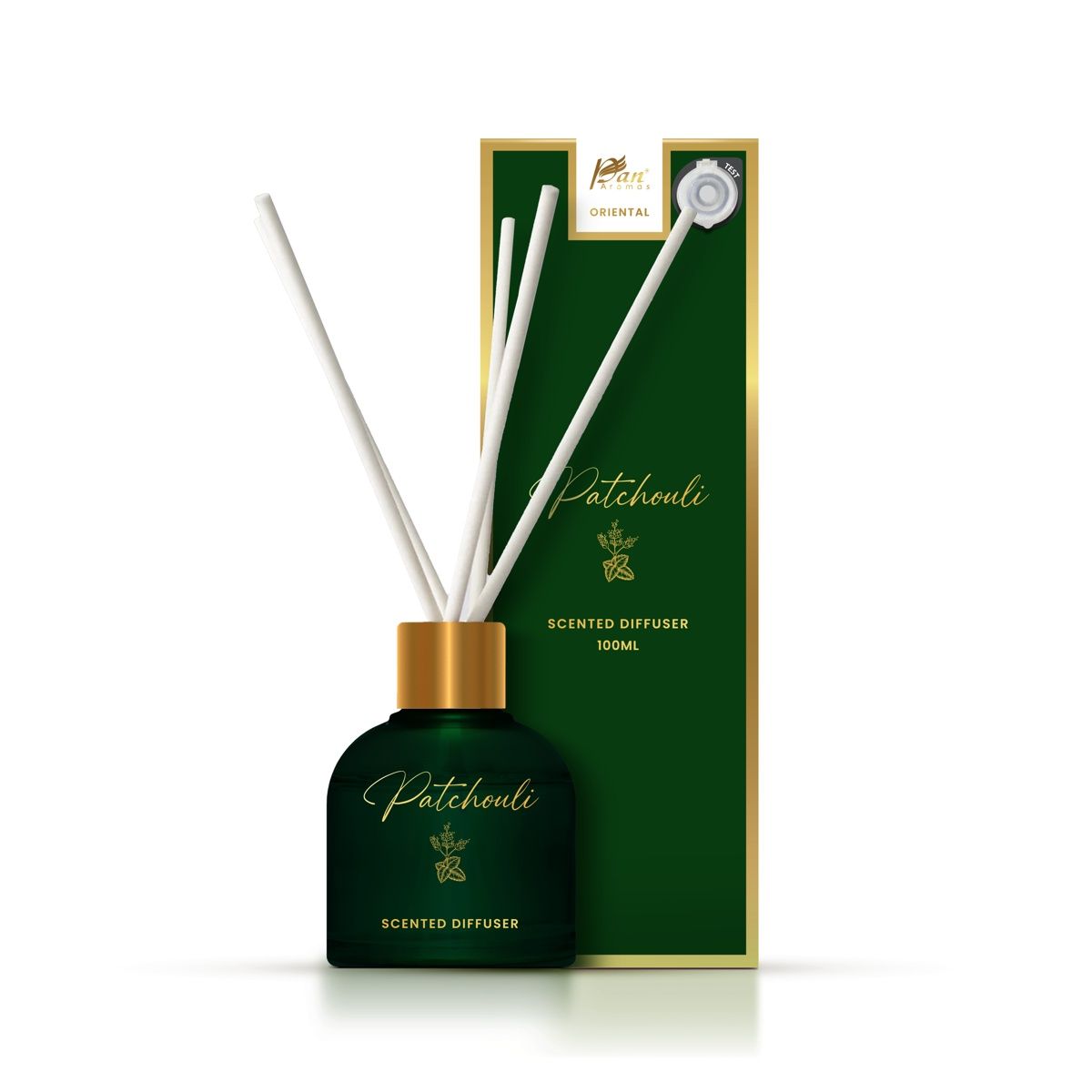 Pan Aromas Oriental Scented Reed Diffuser - Patchouli