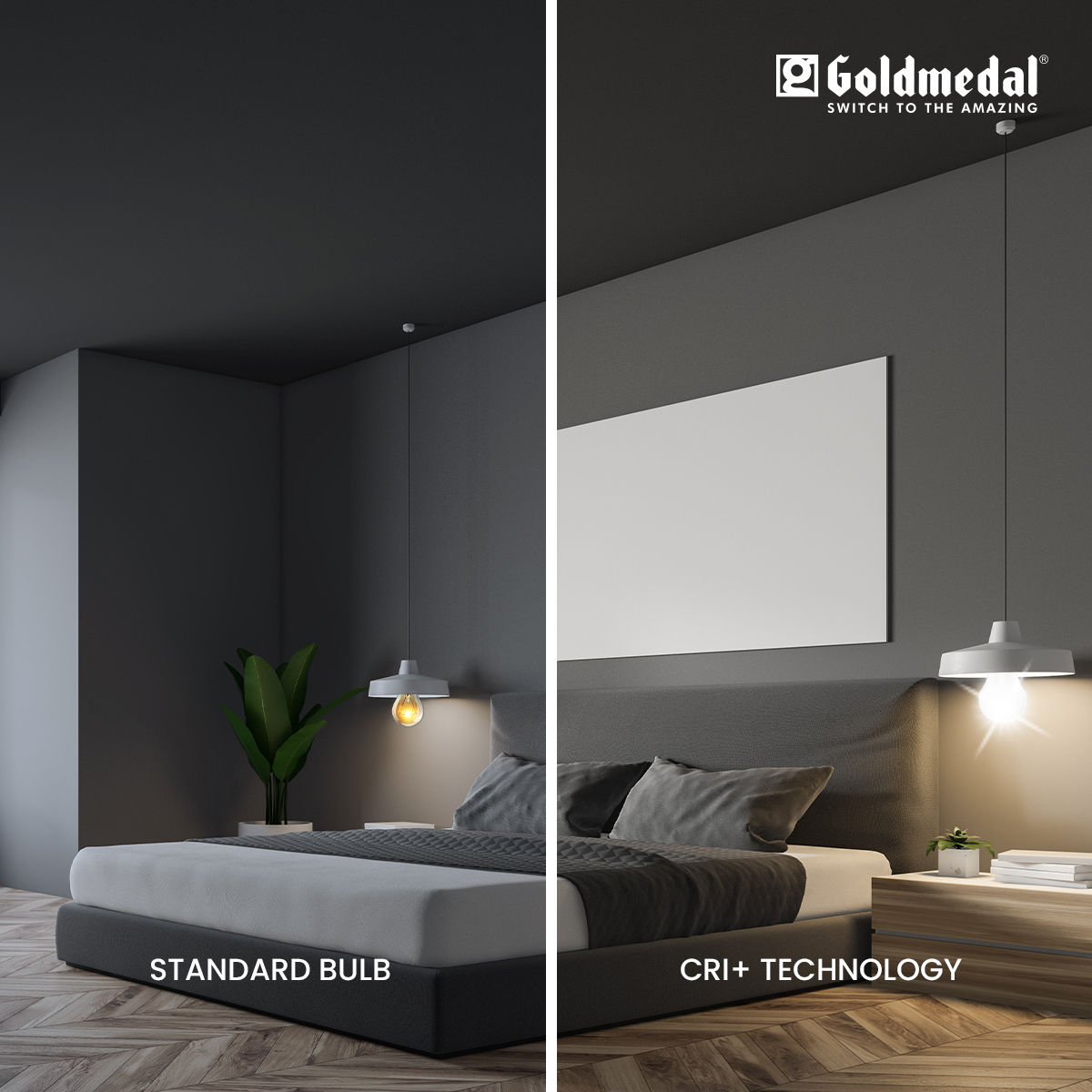 Goldmedal Wow 9W Led Bulb Warm White(3000K) | B22 Base Holder