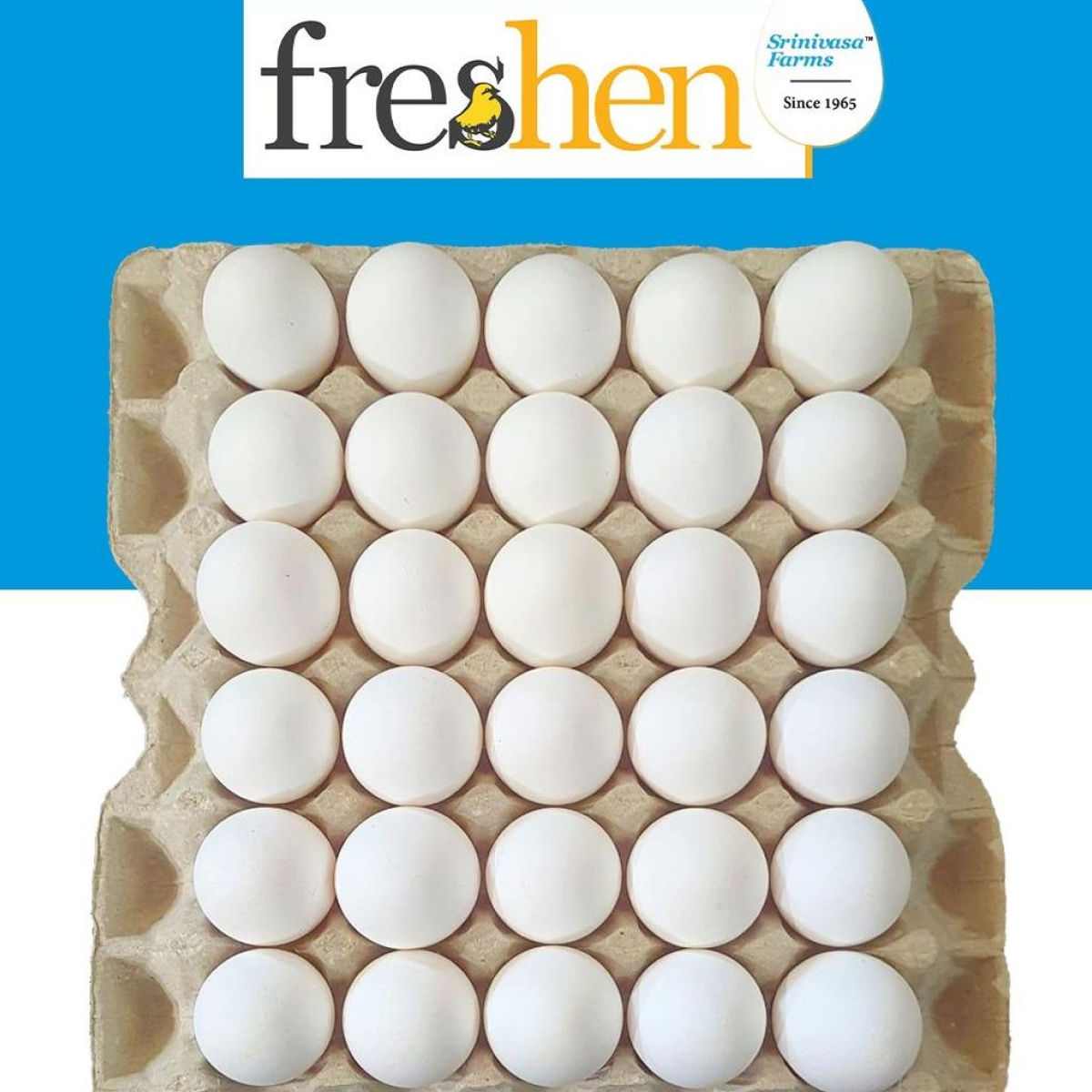 The Health Factory Zero Maida Bread - Simply Whole Wheat(350gms) & Freshen White Eggs 30 Piece(30pc) Combo