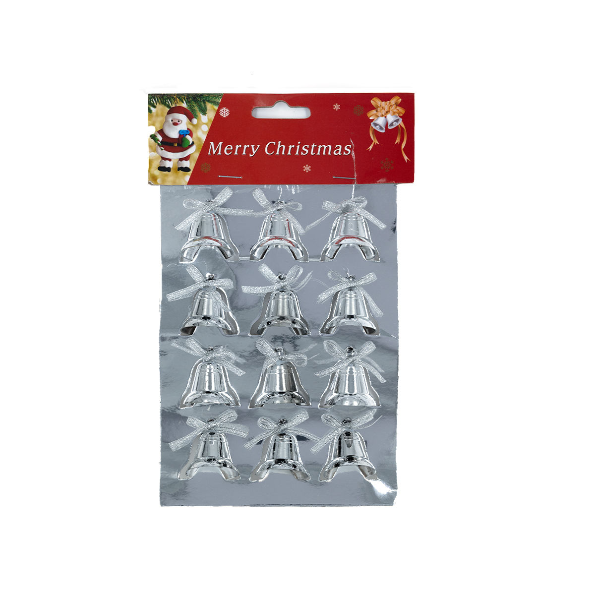 Gullak 12 pcs Bell In Card 24 / Opp Silver