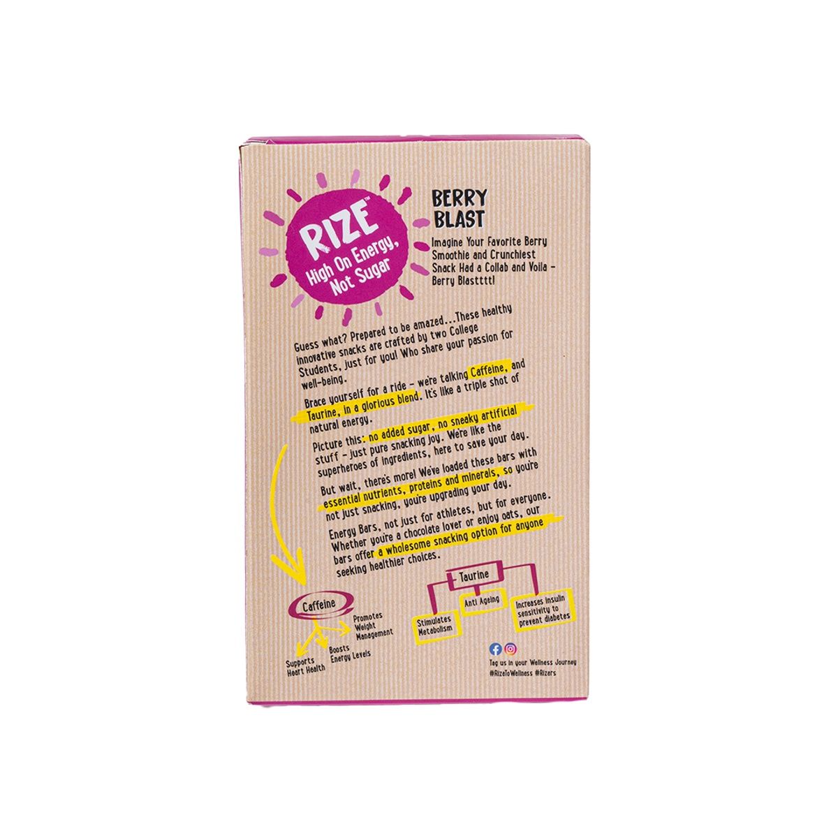 Rize Pack Of 4 In- Berry Blast