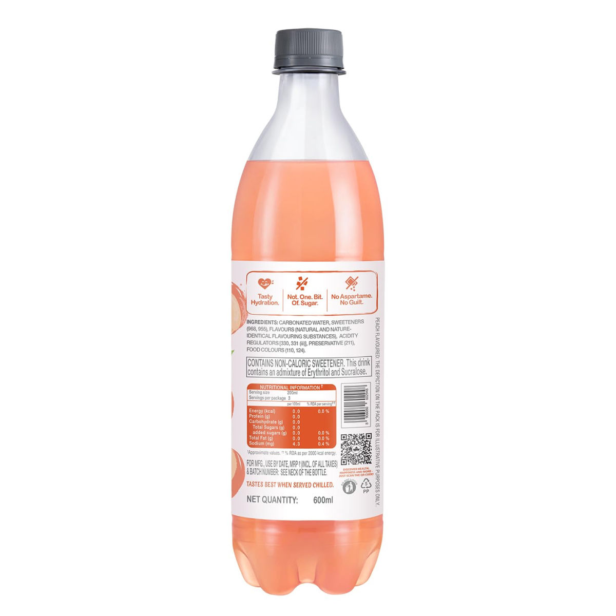Paper Boat Peach Sparkling Water