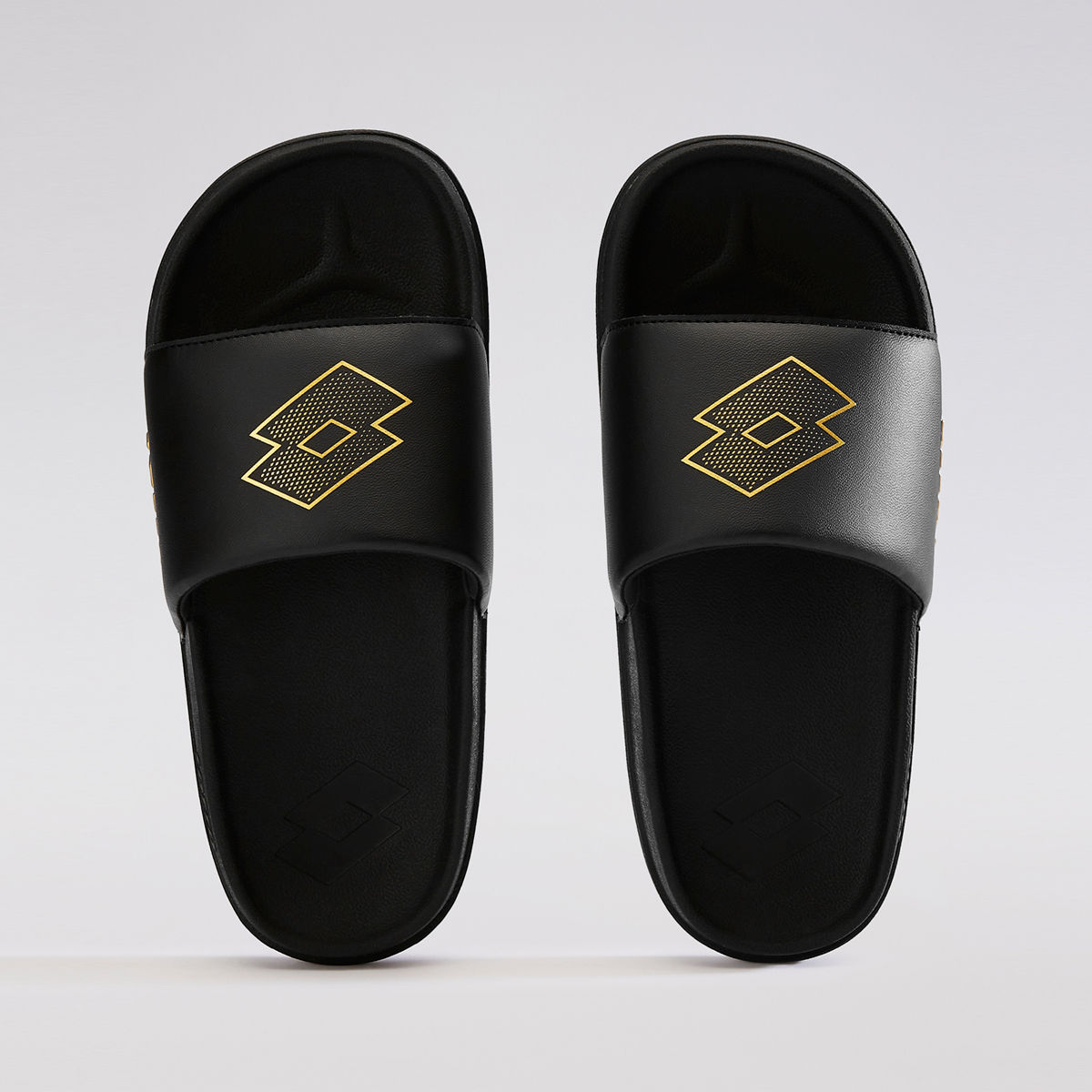 Lotto Women's Sliders Enduro Plus | Black and Gold Metallic - UK 4