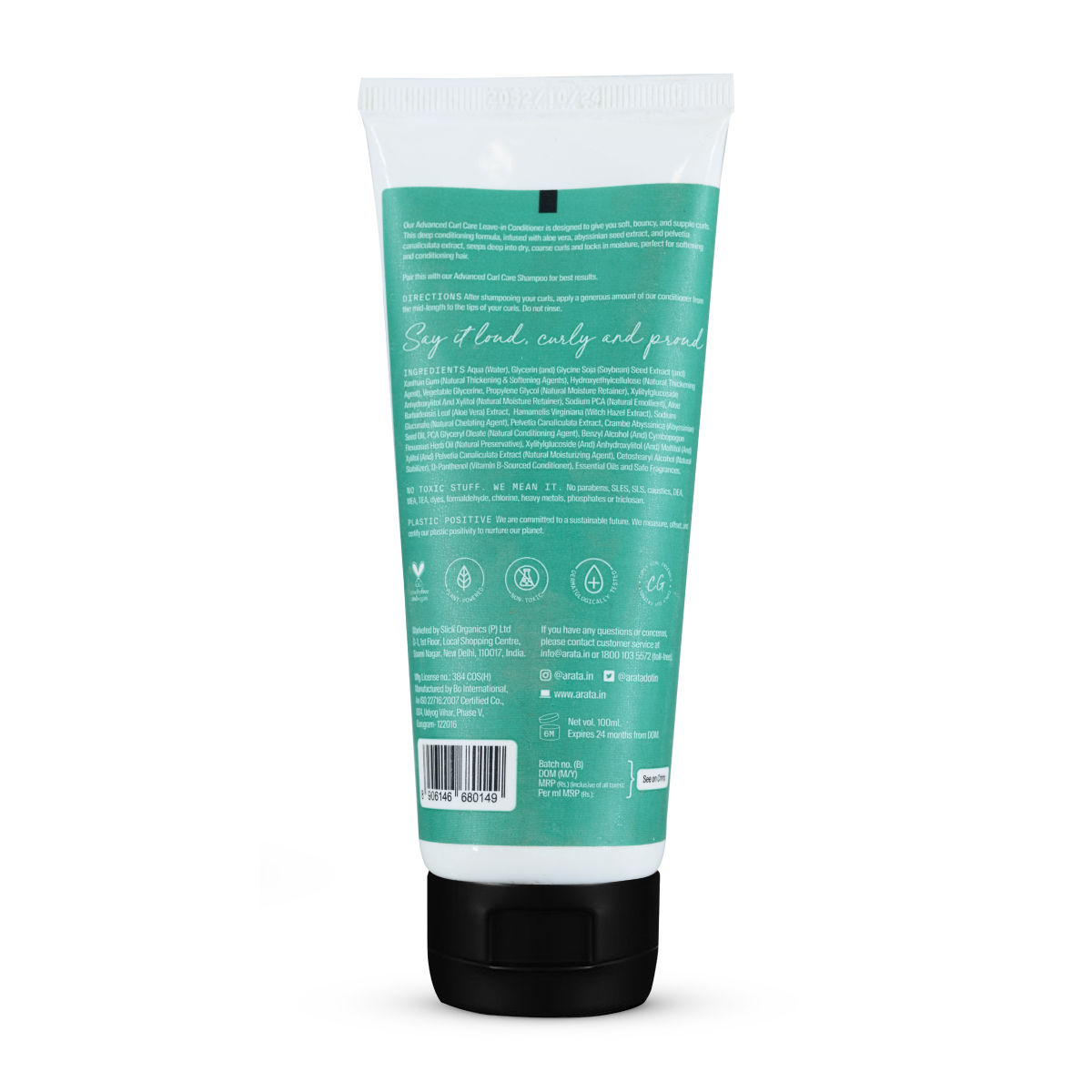 Arata Curl Leave-In Conditioner (Hydrating & Anti-Frizz)