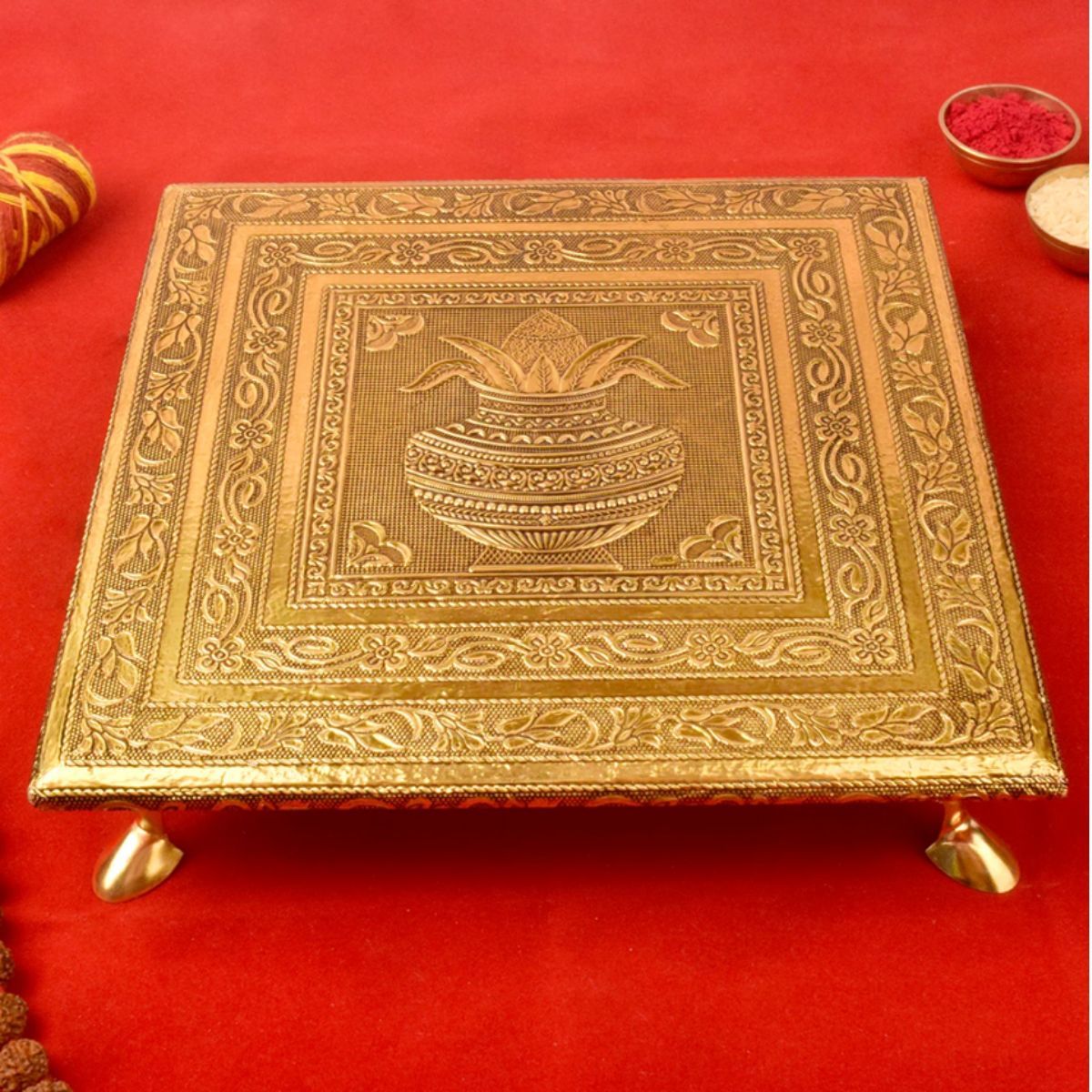 Satvik 12 inch Chowki