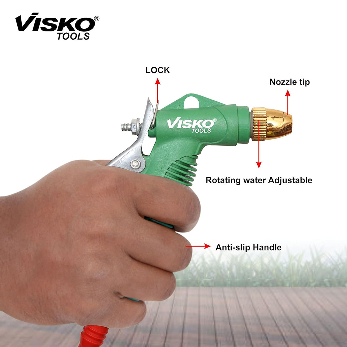 Visko Garden Tools Set With 4 Pieces Garden Tool Kit