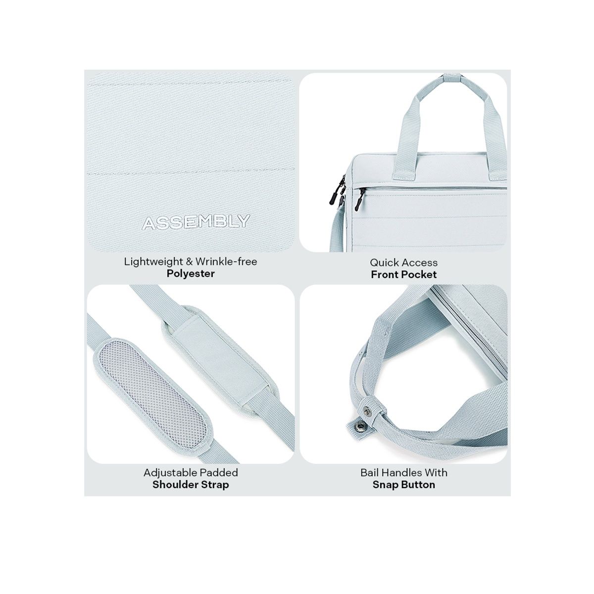 Assembly Float Laptop Messenger - Slate