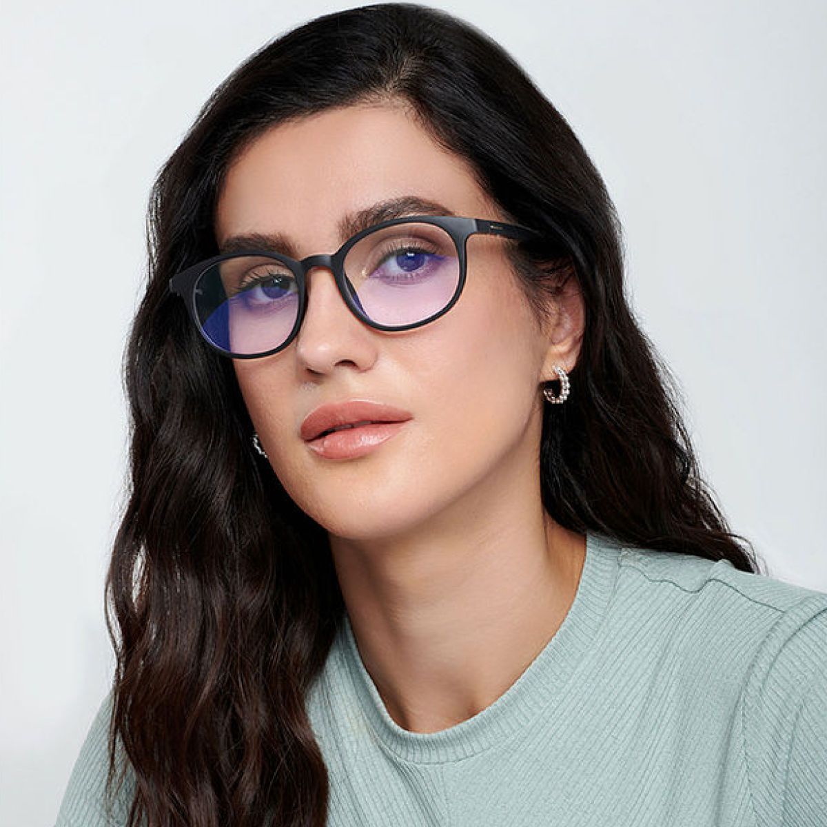Lenskart Blu Unisex Geometric TR90 Computer Glasses | Black - M