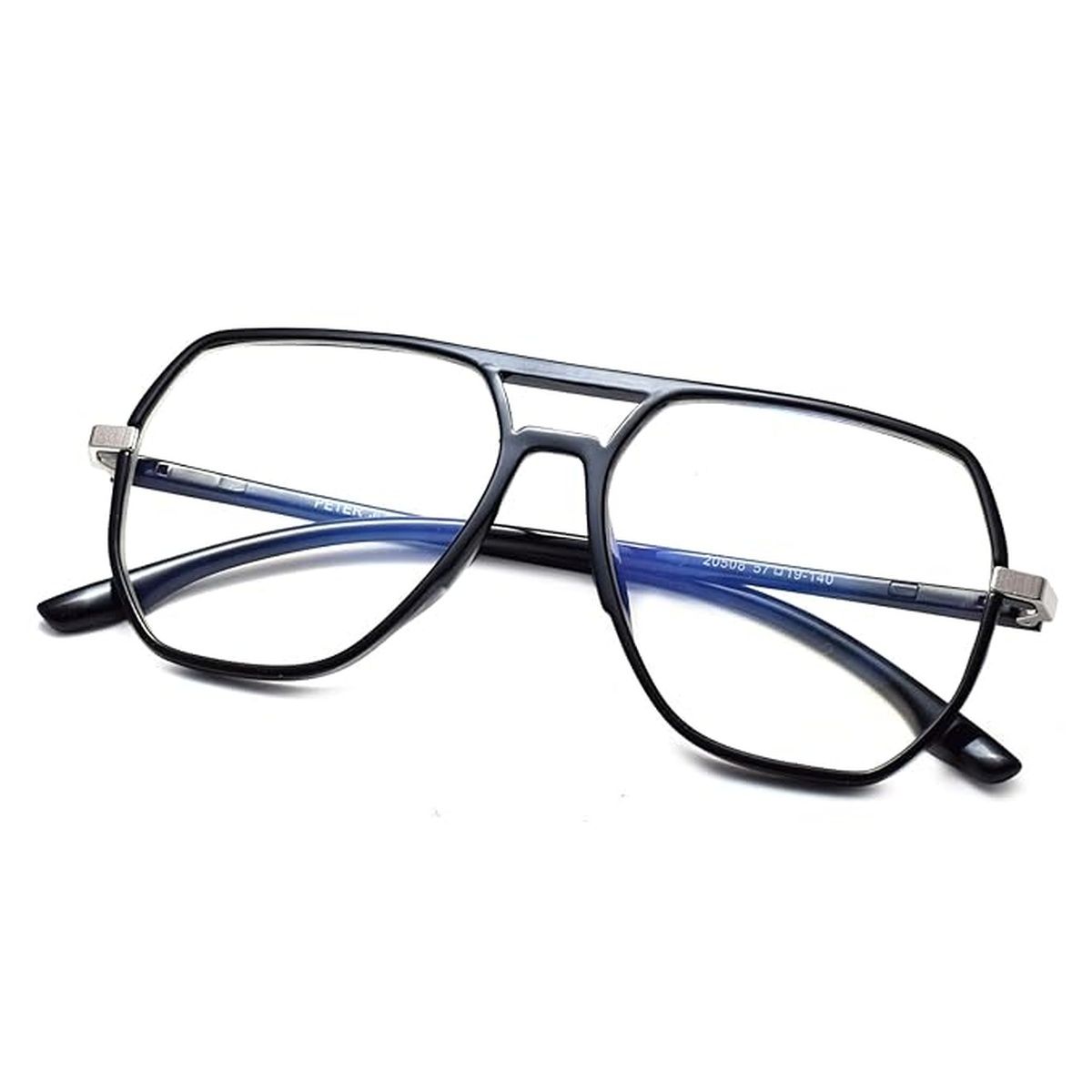 Peter Jones Unisex Computer Glasses | Black - L