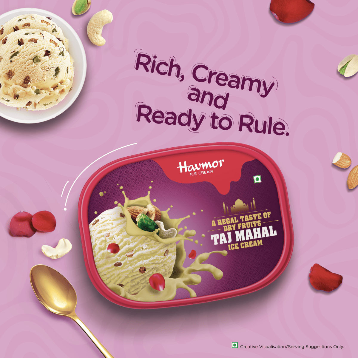 Havmor Taj Mahal Ice Cream Tub 750 ml Combo