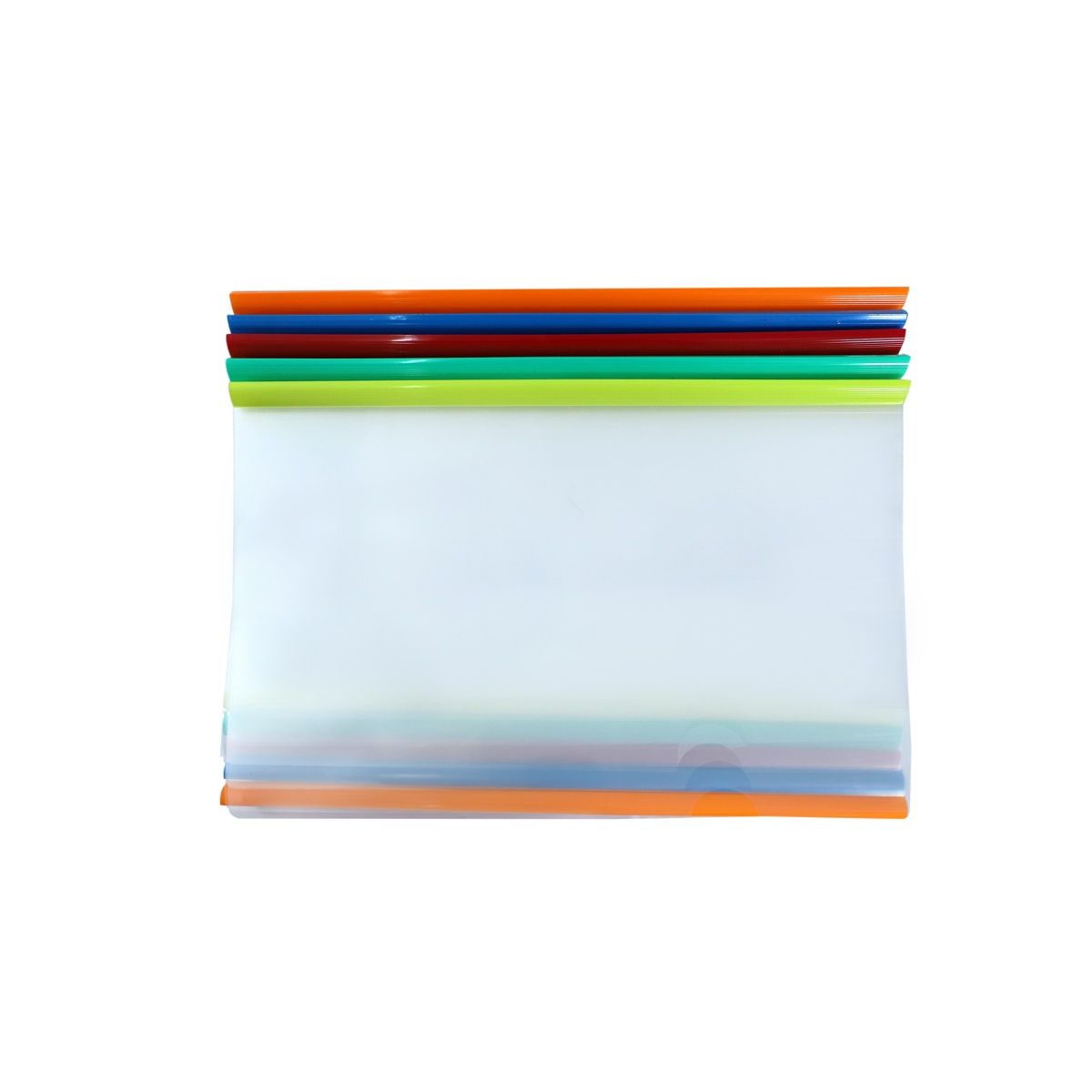 Saya Assorted 10 Ct. Clear Slide Bar Strip File Eco - A4