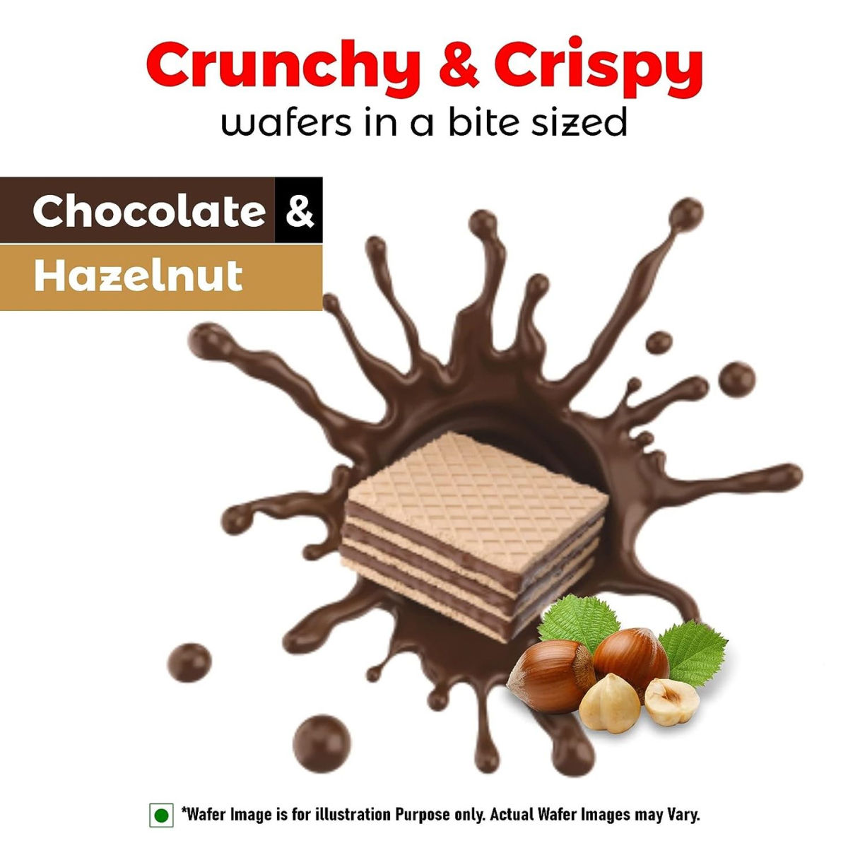 Unibic Wafer Hazelnut Qubz Combo