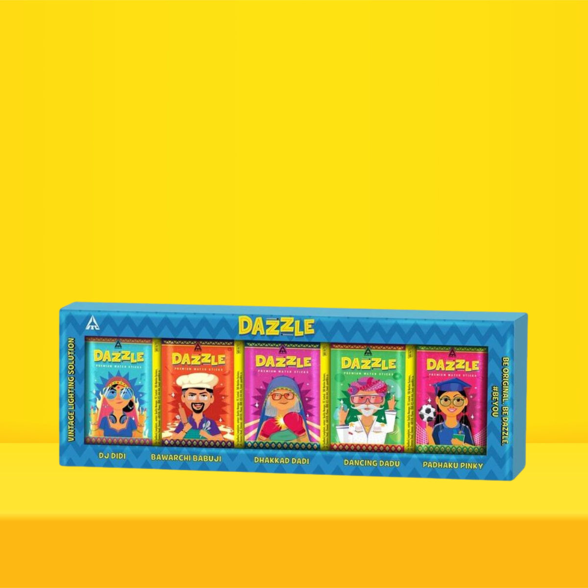 Dazzle Quirky Matchboxes