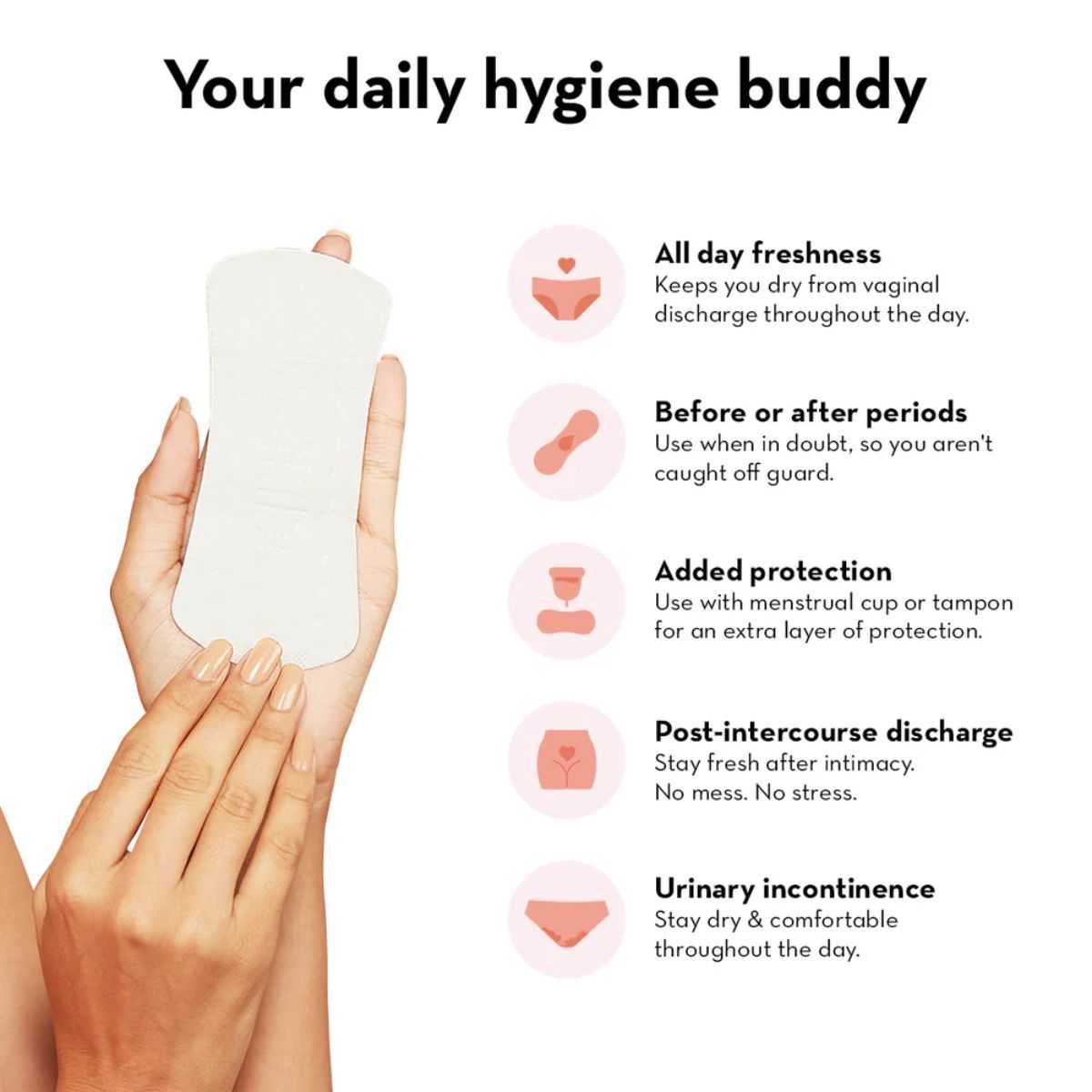 Plush Sanitary Pads Curated - (14pc) & Plush 100% Pure Us Cotton Panty Liners (20pc) Combo