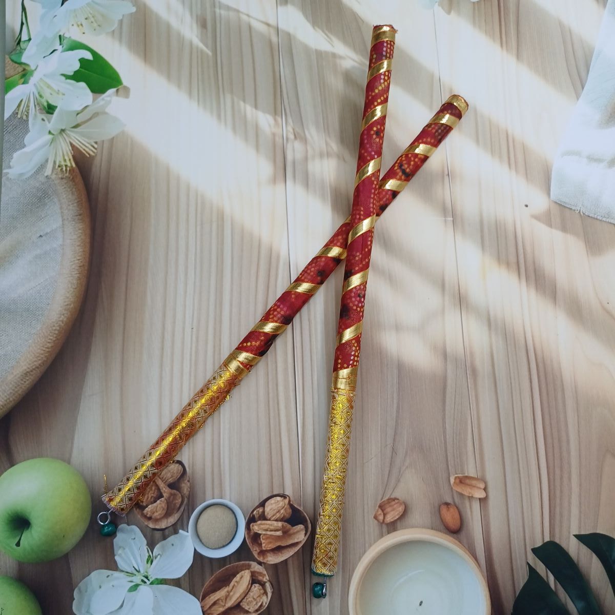 Gullak Dandiya - Gold Leheriya | Assorted