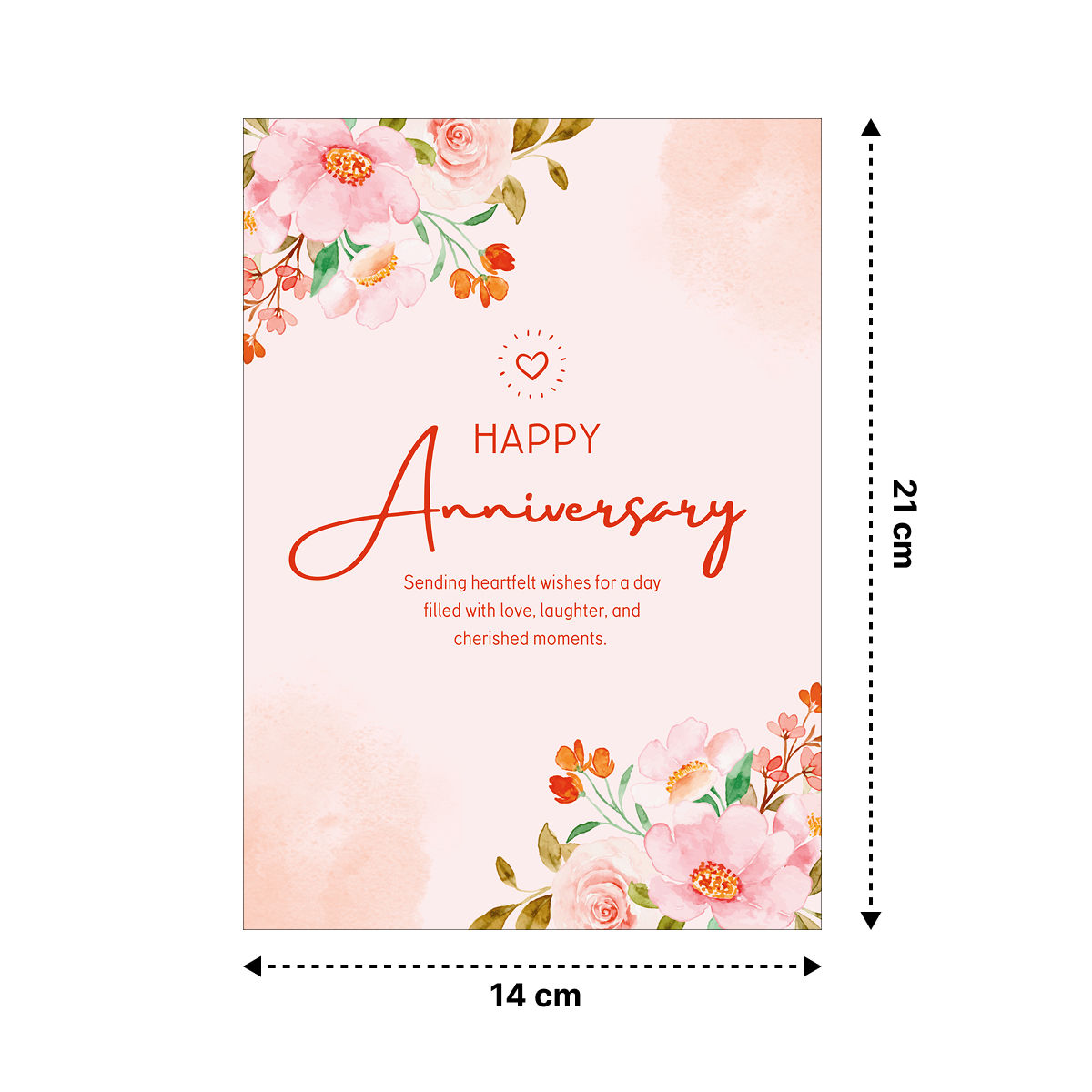 House Of Festivals Happy Anniversary Greeting Card - Design 4