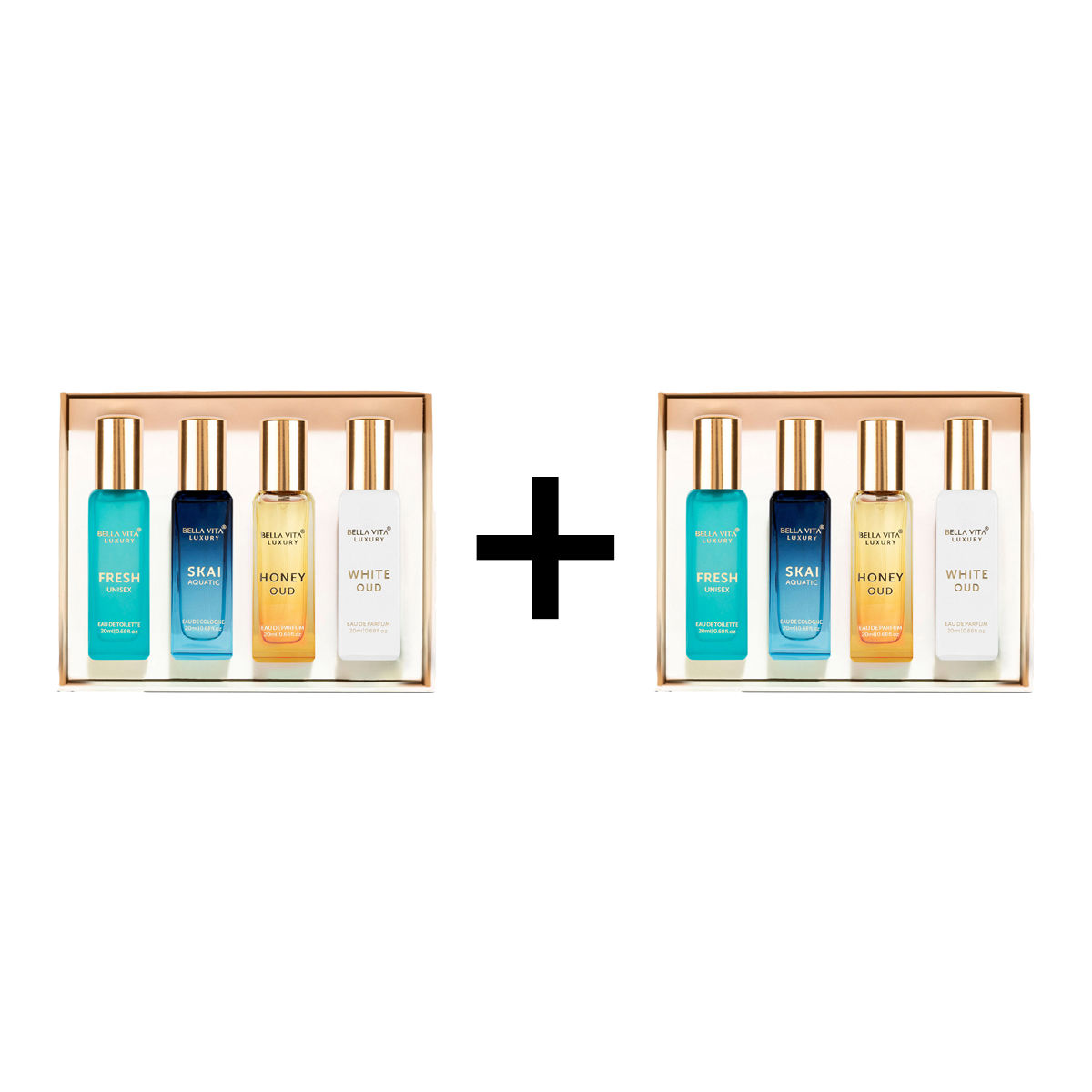 Bella Vita Organic Unisex Luxury Perfume Gift Set 80 ml X 2 Combo