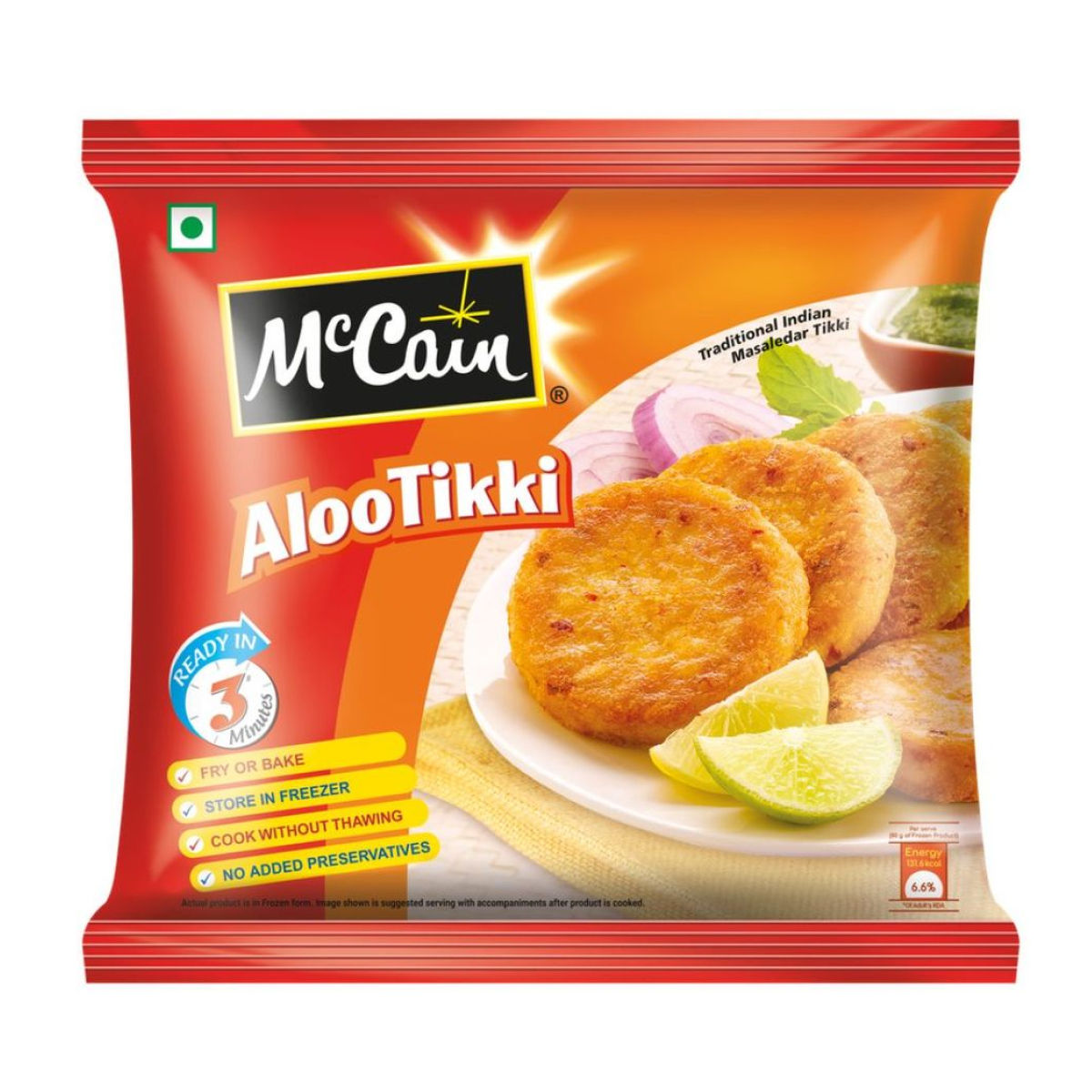 Del Monte Eggless Mayo(500gms) & Mccain Aloo Tikki(400gms) Combo